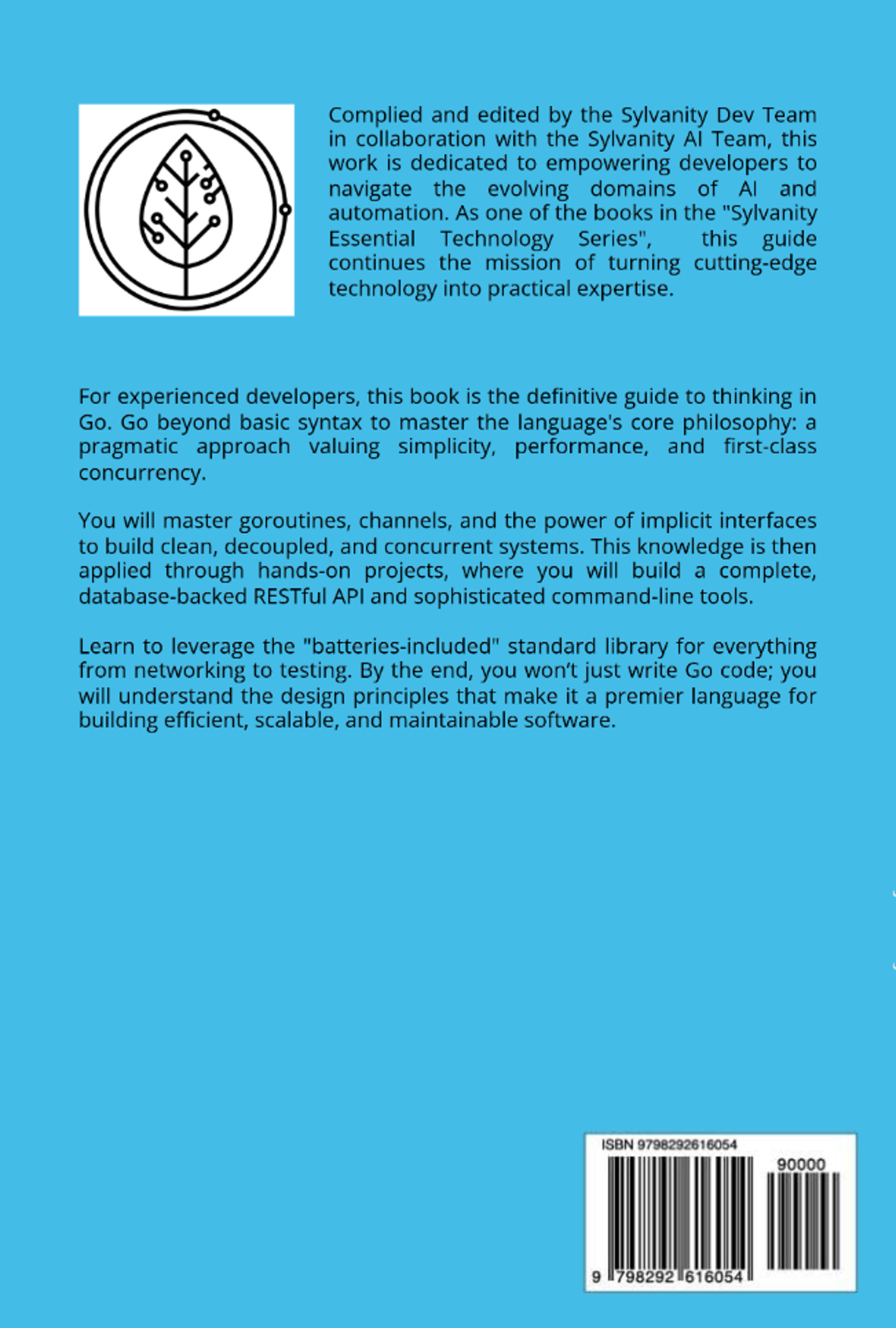 The Go Programming Language back cover